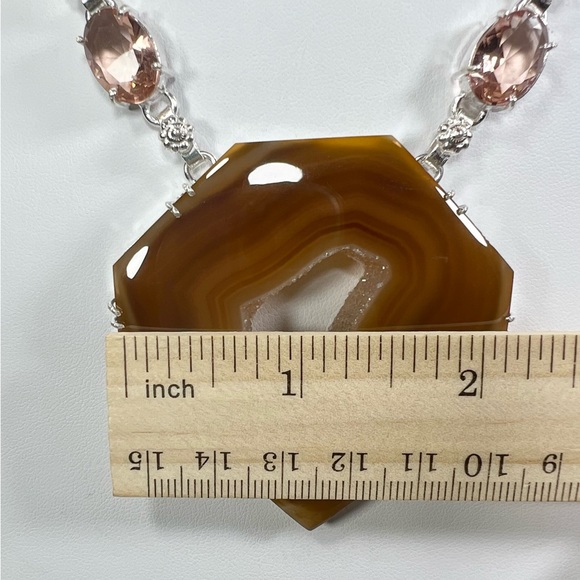 Solar Quartz 925 Gemstone Large Necklace ONLY - Picture 10 of 12